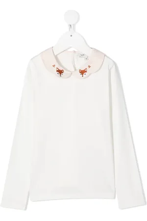 Lanvin Oberteil mit besticktem Kragen