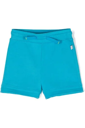 Stella McCartney Jersey-Shorts mit Sunshine Sunglasses-Print