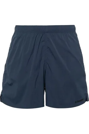 Jil Sander Badeshorts mit Logo-Print