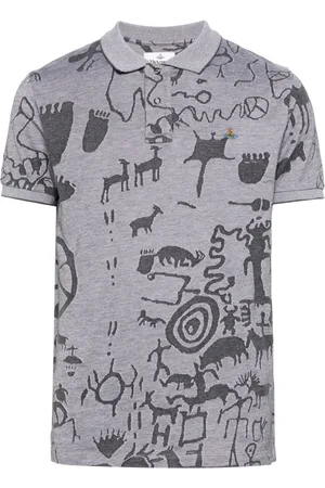 Vivienne Westwood Poloshirt mit grafischem Print