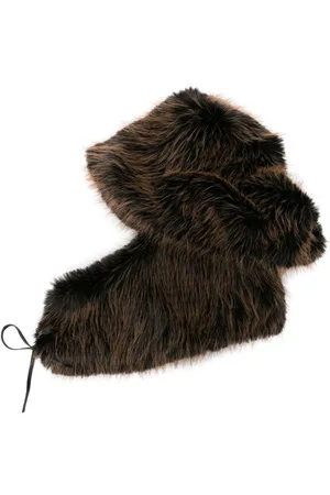 Lanvin X Future Fischerhut aus Faux Fur