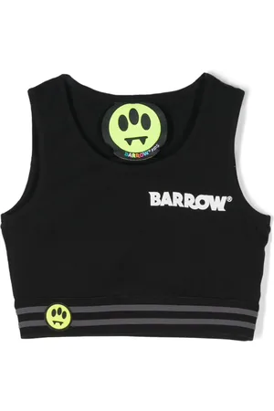 BARROW Cropped-Oberteil mit Logo-Print
