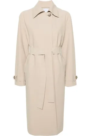 Harris Wharf London Trenchcoat mit Gürtel