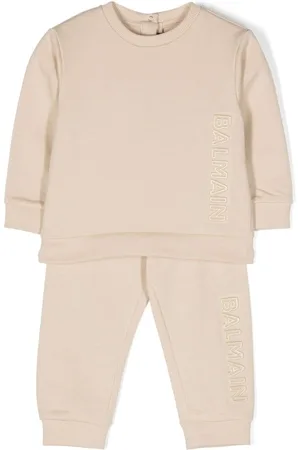 Balmain Jogginganzug mit Logo-Prägung