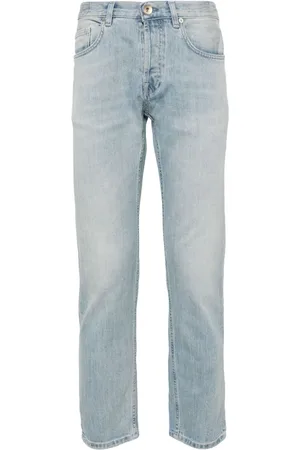 ELEVENTY Gerade Stone-Washed-Jeans