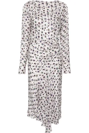 Isabel Marant Asymmetrisches Ulani Midikleid