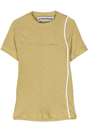 OTTOLINGER Logo-Print-Oberteil mit Lurex-Detail