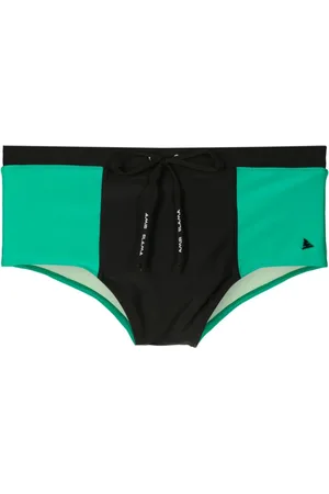 AMIR SLAMA Badeshorts in Colour-Block-Optik
