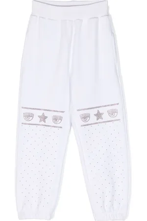 Chiara Ferragni Maxi Logomania Jogginghose mit Nieten