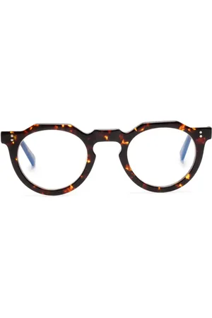 LESCA Brille mit rundem Gestell