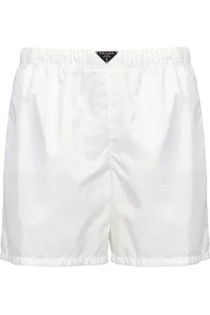 Prada Badeshorts mit Triangel-Logo