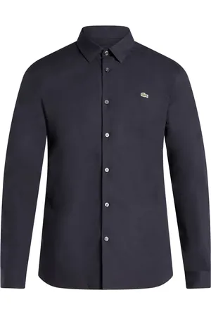 Lacoste Hemd mit Logo-Applikation