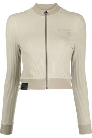 Izzue Geripptes Sweatshirt mit Reißverschluss