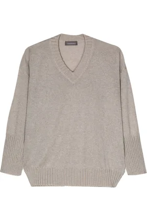 LORENA ANTONIAZZI Strickpullover im Metallic-Look