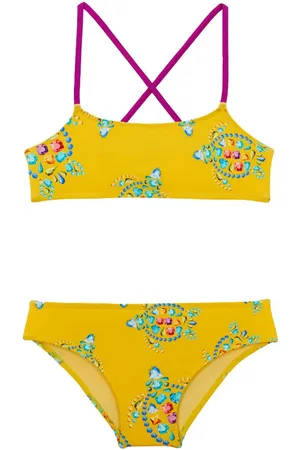 Vilebrequin Bikini mit Schmuckstein-Print