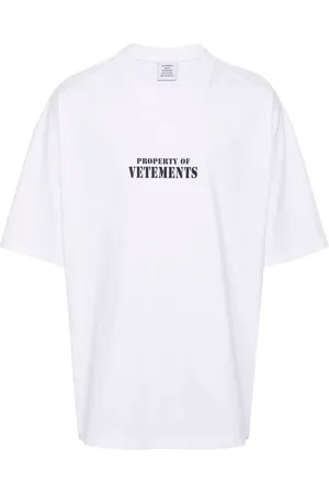 Vetements T-Shirt mit Logo-Print