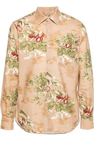 Aspesi Hemd mit Blumen-Print