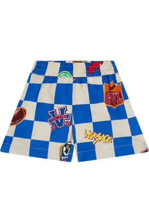 VERSACE Shorts mit Varsity-Print