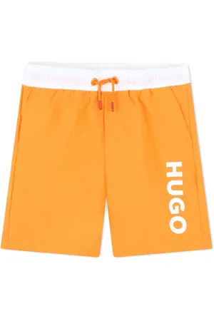 HUGO BOSS Badeshorts mit Logo-Print