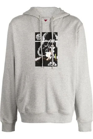 MOSTLY HEARD RARELY SEEN Hoodie mit War in the Stars-Print