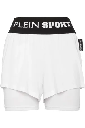 Philipp Plein Tennis-Shorts mit Logo-Bund