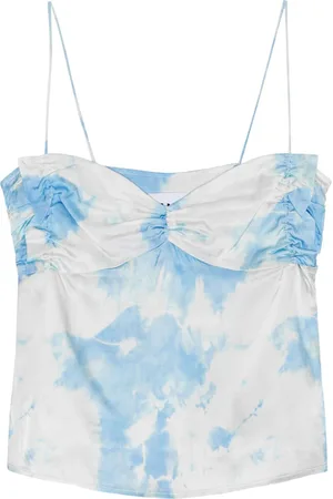 Ganni Oberteil in Batikoptik