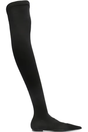 Dolce & Gabbana Flache Overknee-Stiefel