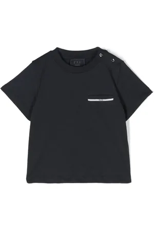 FAY T-Shirt mit Logo-Stickerei