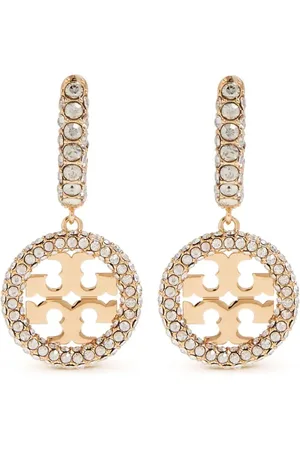 Tory Burch Miller Creolen imt Kristallverzierung