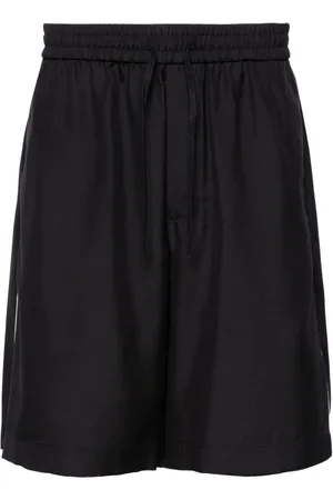 VALENTINO GARAVANI Seiden-Shorts mit seitlichen Streifen