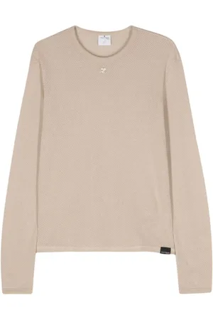 Courrèges Langarmshirt im Mesh-Design