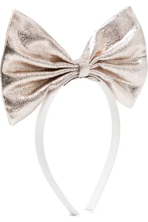 HUCKLEBONES LONDON Haarreif mit Metallic-Schleife