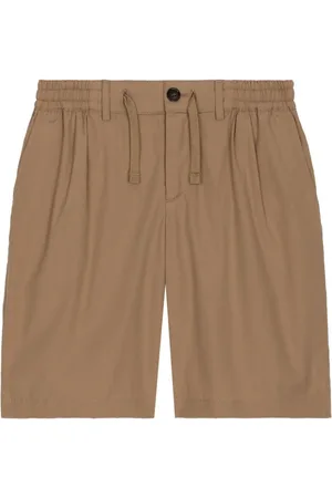 Dolce & Gabbana Popeline-Bermudas mit Logo-Schild