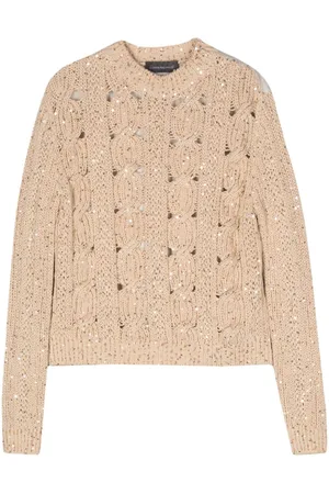 LORENA ANTONIAZZI Pullover mit Pailletten