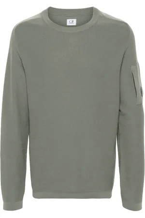 C.P. Company Pullover mit Linsen-Detail