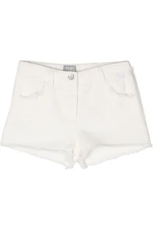 Il gufo Ausgefranste Jeans-Shorts