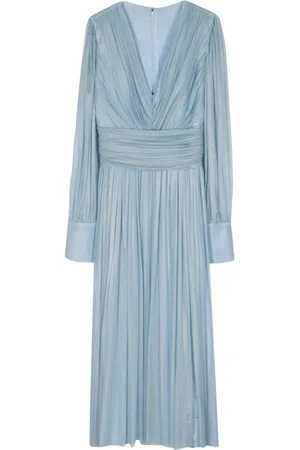 RHEA COSTA Drapiertes Midikleid