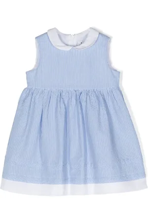 Il gufo Ärmelloses Kleid mit Streifen
