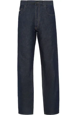 Prada Gerade Jeans aus Chambray