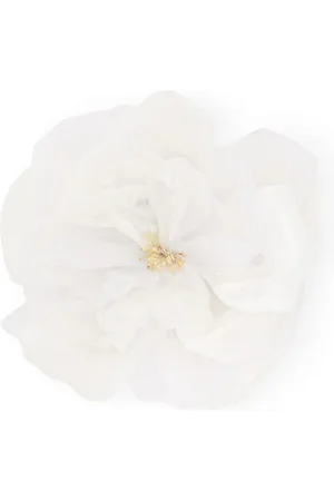 Dolce & Gabbana Seidenbrosche mit Blumenapplikation