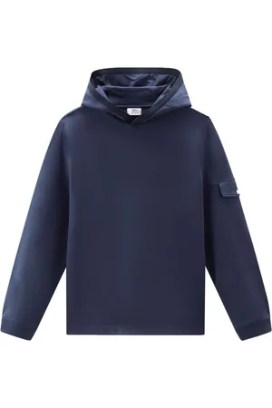Woolrich Hoodie mit Logo-Borte