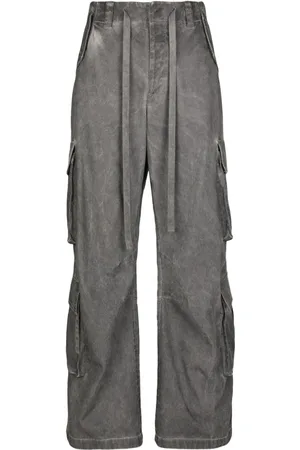 Dolce & Gabbana Acid-Wash-Cargohose mit weitem Bein