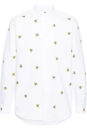 Dsquared2 Hemd mit aufgestickten Früchten