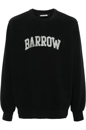 BARROW Distressed-Sweatshirt mit Logo-Print
