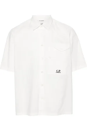 C.P. Company Hemd mit Logo-Stickerei