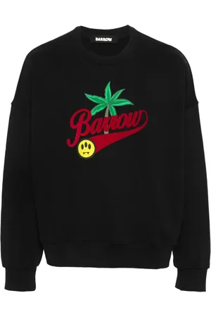 BARROW Sweatshirt mit beflocktem Logo