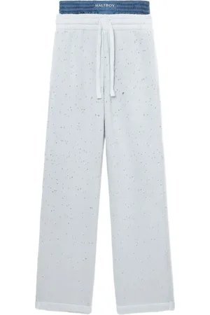 Halfboy Weite Jogginghose im Layering-Look