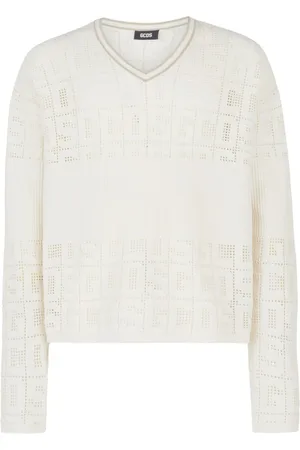 GCDS Pullover mit Monogramm-Makramee
