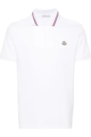 Moncler Poloshirt mit Logo-Patch