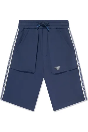 Emporio Armani Shorts mit Logo-Streifen